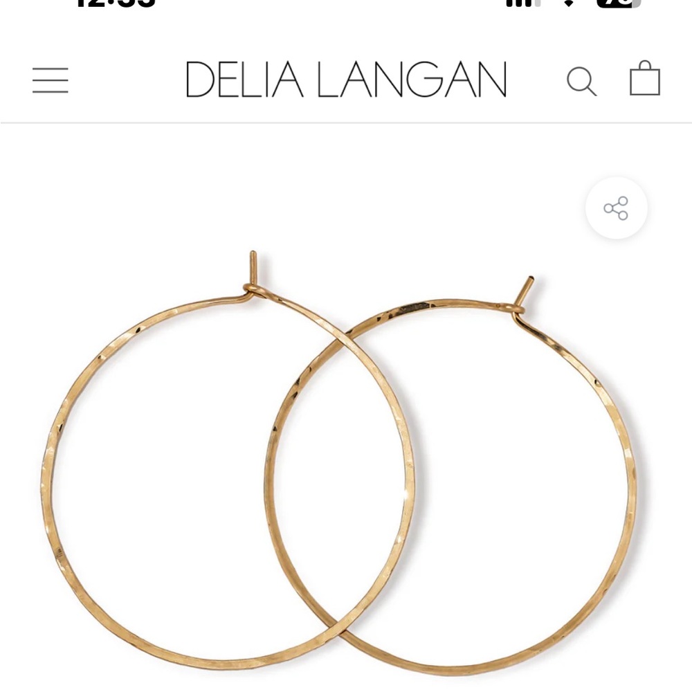 Gold Hoop Earrings